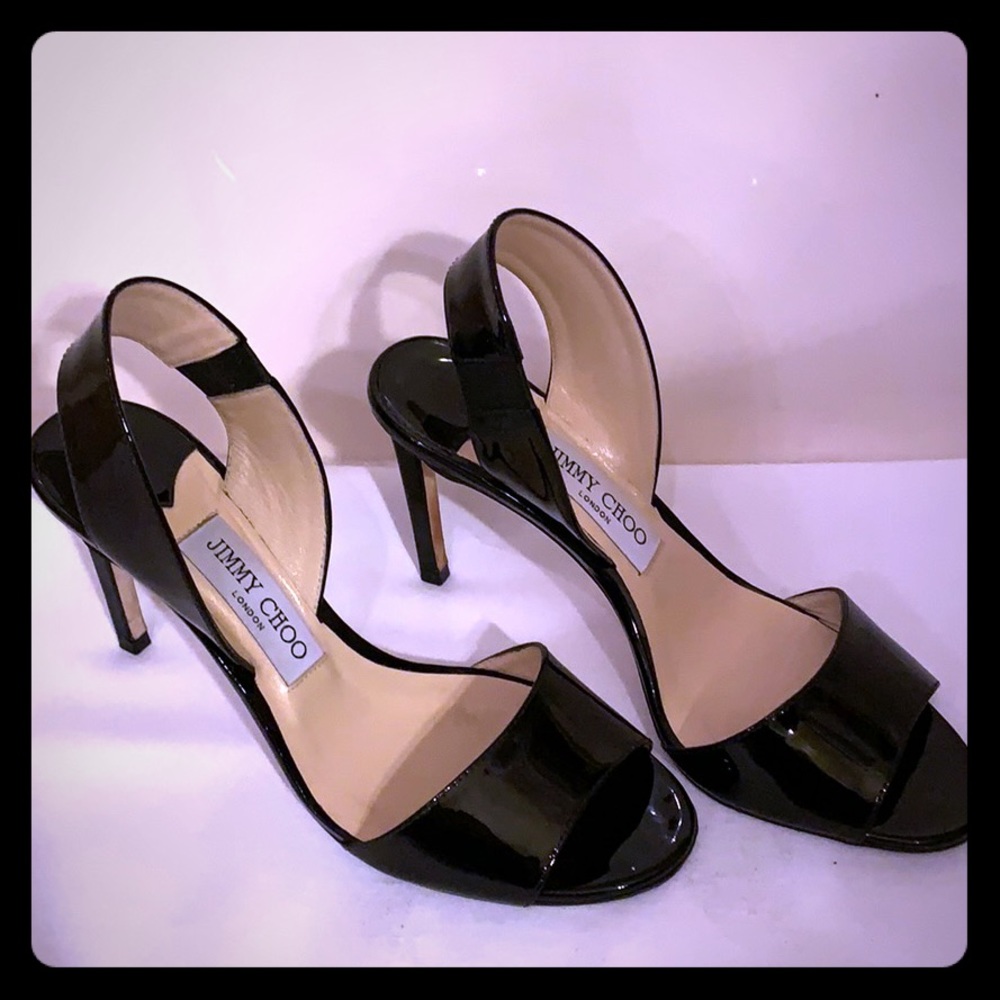 Jimmy Choo Black Patent Leather Pump